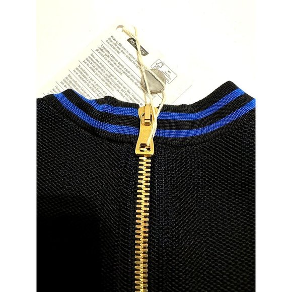 Balmain Blue and Black Mini Dress - Picture 12 of 16
